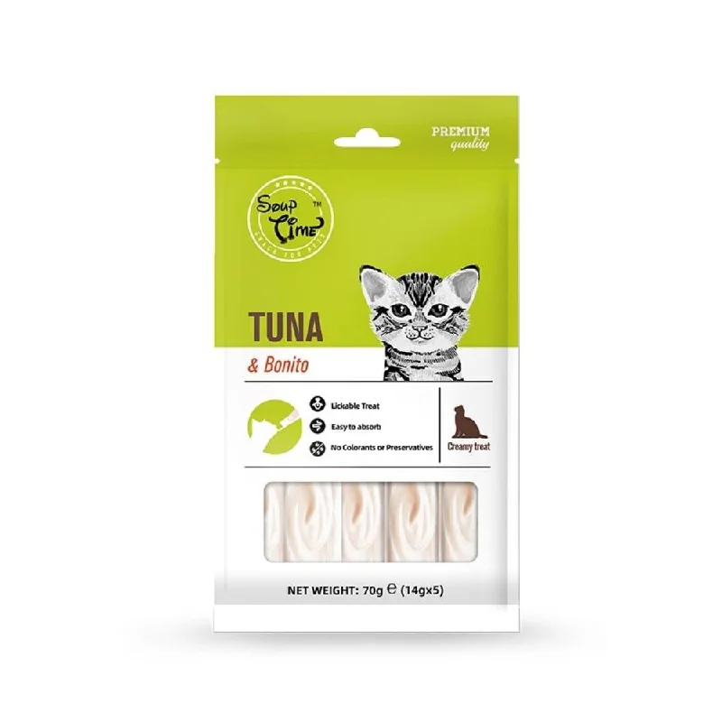 Soup Time Cat Treat Tuna & Bonito 70g (14g x 5)