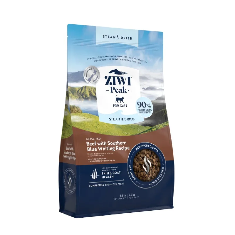 Ziwi Peak Cat Steam & Dried Beef with Southern Blue Whiting 2.2kg