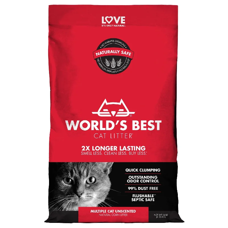 Worlds Best Multiple Cat Clumping Cat Litter 6.35kg