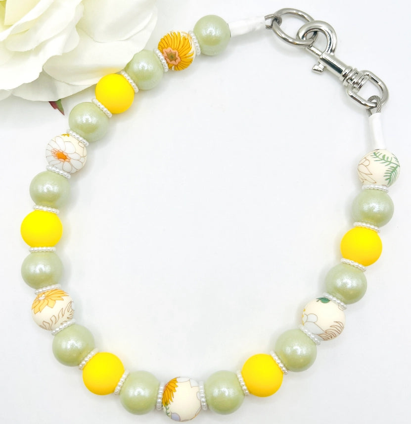 1930's Flora Vintage Glam Beaded Collar