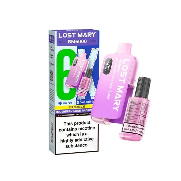 Lost Mary Bm6000 Blue Sour Rasberry 20MG